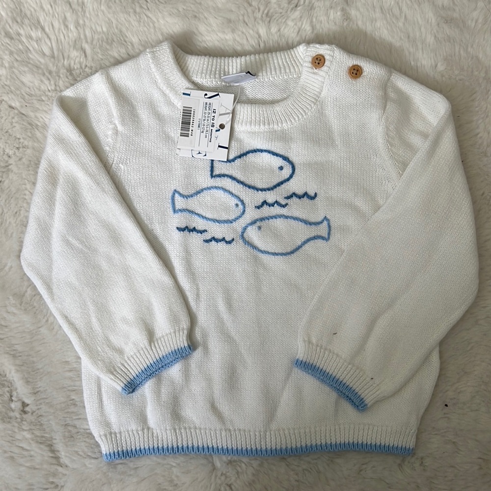 NWT Janie and Jack sweater, 12-18 months